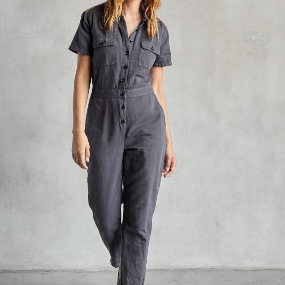 Outerknown S.E.A. Suit storm gray, size M medium women's